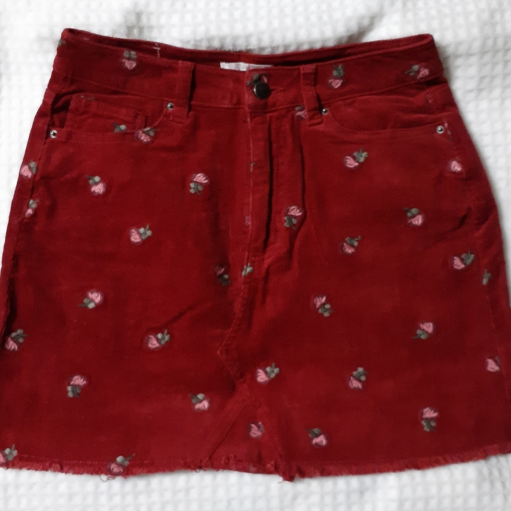 Corduroy skirt